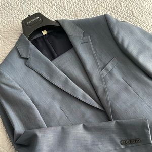 Suit Burberry Teal Blue/Grey US 38R / UK 48R - Pants & Jacket